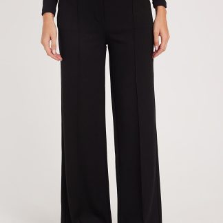 Tudors Kadın Relax Fit Rahat Kesim Modal Kumaş Yüksel Bel Geniş Paça Siyah Pantolon - Fiyatı, Yorumları