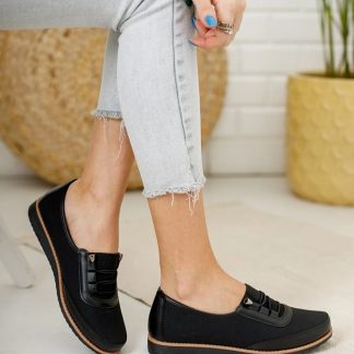 nazenintasarımlar KADIN ORTOPEDİK RAHAT SİYAH GÜNLÜK BABET AYAKKABI