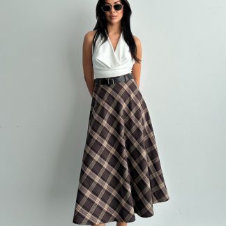 macharel jeans A-Form Yeni Sezon Kemerli Etek - Fiyatı, Yorumları